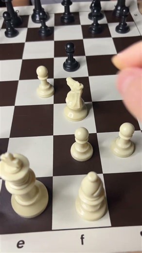 One of the easiest chess ♟️ tricks to fall for using white pieces!🤣 #chess #chessgame #shorts
