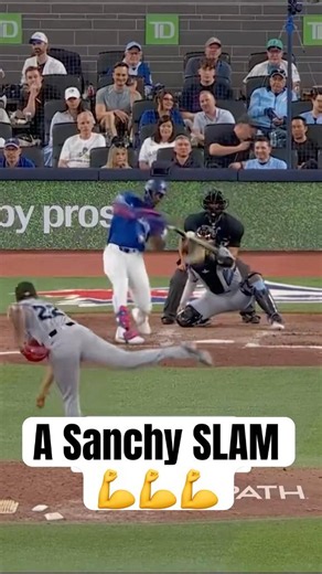 Jesús Sánchez hits his FIRST career GRAND SLAM 😤 #MLB #BlueJays