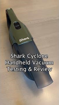 Shark Cyclone Handheld Vacuum Review (and testing)