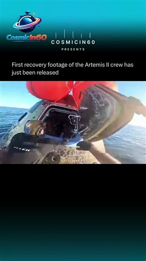 First Recovery Footage of Artemis II Crew Just Dropped 😳🚀 (NASA Mission)