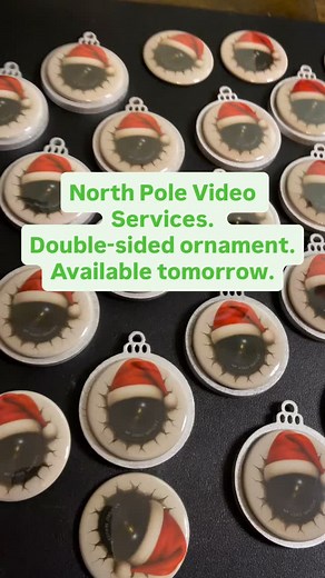 Custom Santa Cam ornaments now available. Personalized, handmade, and fast turnaround. Holiday gifts that actually get a reaction. Order → link in bio. | Personal Legacy Capture