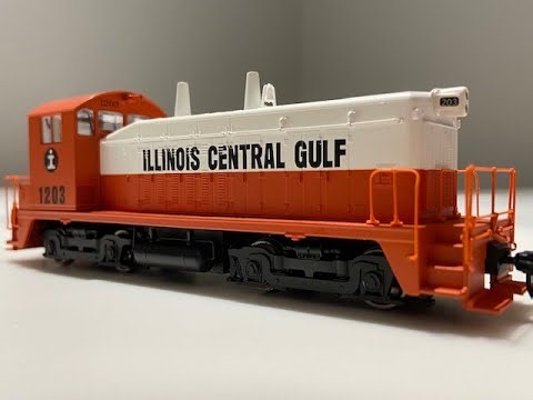 Walthers Mainline SW7 Illinois Central Gulf product review Part III: programming decoder