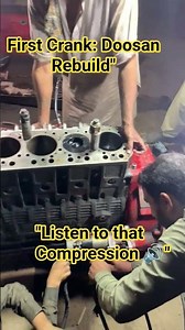 Cranking a Massive Diesel Engine by Hand?! 😱 #shorts
