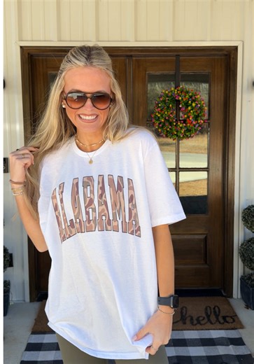 Love this duck camo state tee for spring and summer! The perfect lightweight tee and the best quality! #tiktokshopcreatorpicks #casualootd #oversizedtee #outdoors #camo