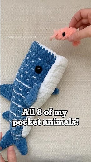 8 Crochet Animals with Pockets! | #amigurumi