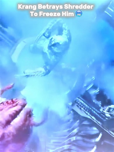 Krang Betrays Shredder To Freeze Him 🥶 #shorts #edit #tmnt #dc