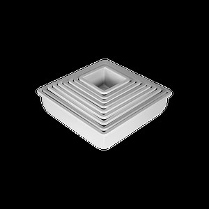 Fat Daddio's Anodized Aluminum Square Cake Pans
