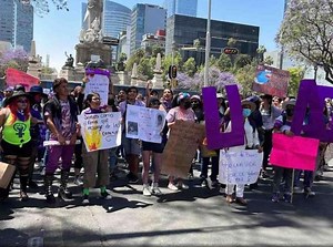Comienza marcha feminista en la CDMX