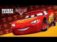 The Lightning McQueen Car Body and other cosmetics hit the soccar pitch in Rocket League
