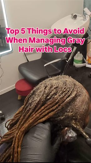 Creator of The $10K Loc Method™ on Instagram: "💡 Top 5 Tips for Dying Gray Hair with Locs 💡 Gray hair is a crown of wisdom, and with the right care, it can shine while keeping your locs healthy! Here are 5 simple things you need to know before reaching for the dye: 1️⃣ Only dye the new growth—never re-dye previously dyed sections. 2️⃣ Use all-natural products like Henna when possible. 3️⃣ Space out your color treatments—no more than every 6 to 8 weeks. 4️⃣ Moisturize your scalp and roots every