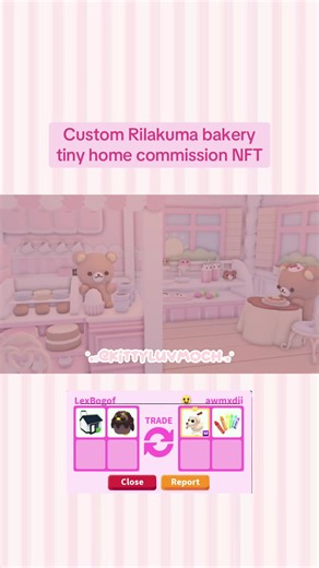 Custom Rilakuma Bakery Tiny Home Design