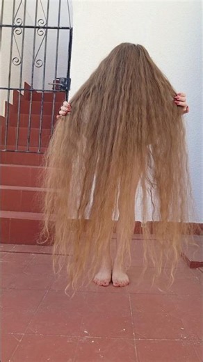 My Hair is So Long It’s About to Touch the Ground 😱
