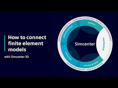 HOW TO | How to connect finite element models with Simcenter 3D | Tutorial #HowToSimcenter3D