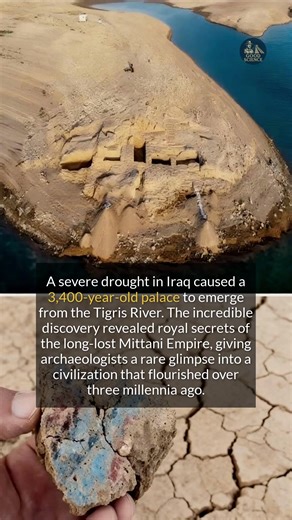 1.3K views · 14 reactions | A lost 3,400-year-old city reappeared from the depths of the Tigris River. | GoodScience | Facebook