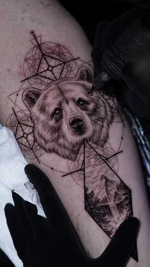 Choosing Eye Colors for a Brown Bear Tattoo