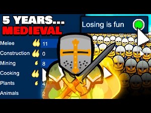 Rimworld Medieval, 1 Colonist Start...(5 years)