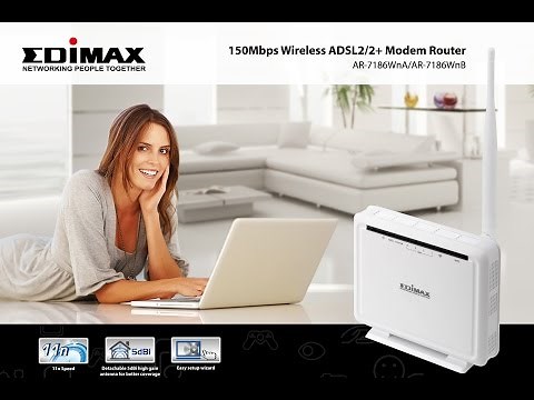 Edimax Router setup اعدادات روتر ايديماكس