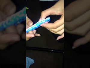 French braid loom band bracelet for beginners