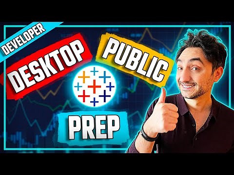 Tableau Desktop vs Public vs PREP | #Tableau Course #12