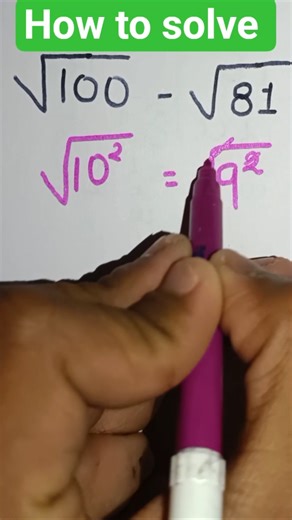 SQUARE ROOT SOLVE | #shorts #maths #ytshorts