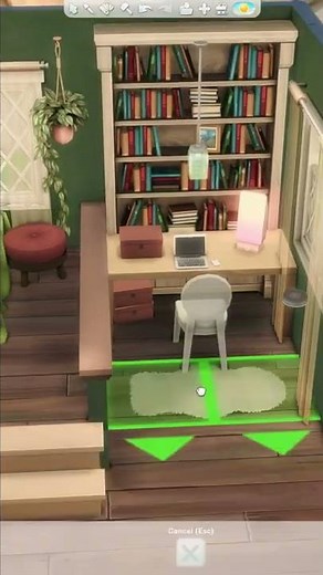 Taurus Platform Bedroom Suite: The Sims 4 Zodiac Room Building #Shorts