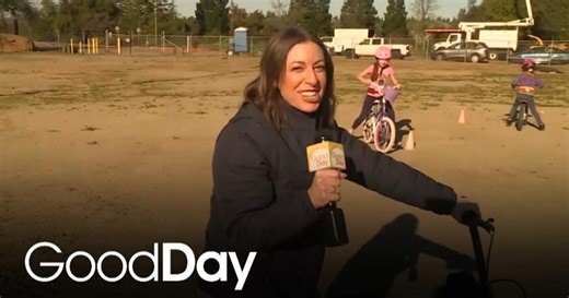 Dina is checking out the Family Bike Rodeo event!