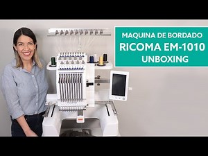 RICOMA EM-1010 Maquina de Bordado (Unboxing) Todo lo que debes saber