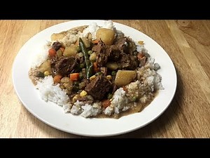 How To Make Beef Stew And Rice