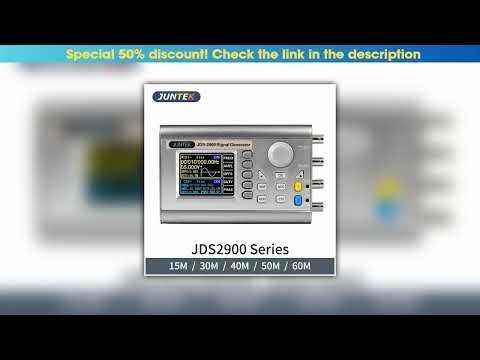 Editor’s Choice JDS2900 15/30/40/50/60MHz DDS Dual-CH Function Signal Generator Arbitrary Wavefor