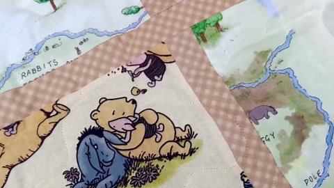 Handmade Winnie the Pooh Baby Quilt, Nursery Decor - Etsy