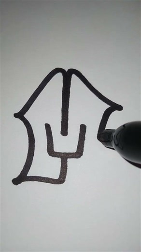 How To Do The Letter "M" Graffiti Throw Up Letters #graffiti #art #letters #ideas