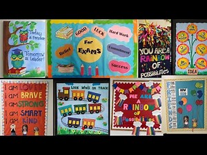 20+ ideas for bulletin board, softboard decoration, school wall and classroom decoration ideas