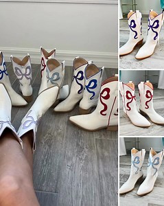 1.9K reactions · 146 shares | They're BACK in 5 colors! 殺 Ready to ship FAST right to your door from our warehouse in Florida! Shop here: shopsimpson.com/products/bow-boots | Simply Simpson Boutique | Facebook