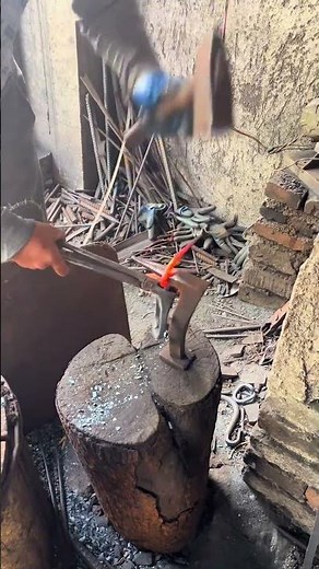 The process of making a hanging meat hook