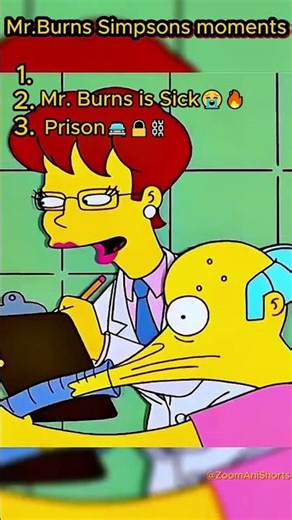 Mr.Burns Simpsons moments #simpsons #shorts