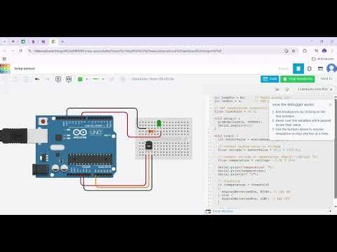 Embedded System Task 4 : Temperature sensor