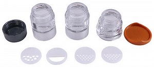 GSI Outdoors Camping Spice Containers - 3 Pieces - 6 Compartments GSI Outdoors Camping Kitchen GSI42