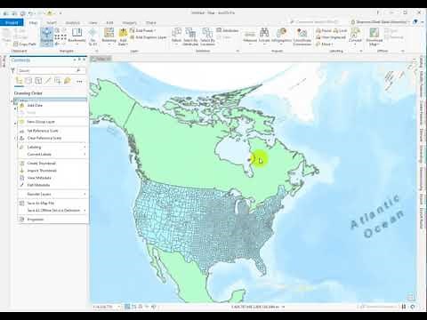 Display Coordinate Systems in ArcGIS Pro