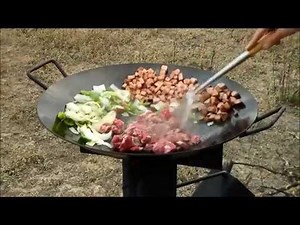 Discada on Rocket Stove