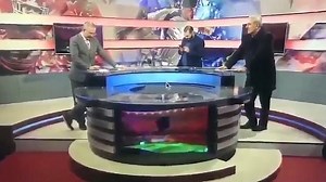 TV presenters caught talking about reporter's boobs in ad break