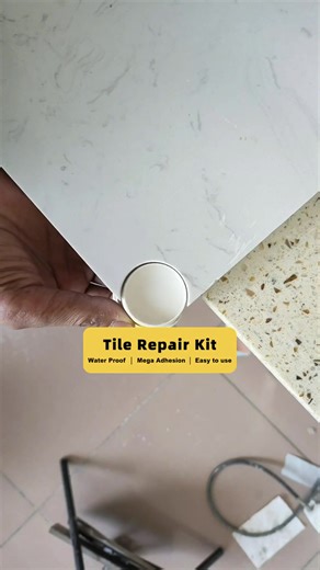 Why hire a repairman when you can do it yourself? 💸 This tile repair paste costs less than a coffee but saves you hundreds! Fixes everything—cracks, chips, dents, and stains in bathrooms, kitchens, balconies… Non-toxic, strong adhesion, and dries fast—perfect for busy homeowners 🏡 One bottle handles multiple fixes—stock up before your next tile emergency! #HomeEssentials #BudgetHome #DIYRepair #TileCare