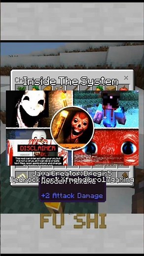 This Minecraft horror addon is actually terrifying... 💀 (Inside the System) #minecraft #gorillatag