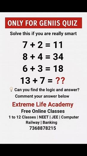 🎓 Extreme Life Academy – Start Your Learning Revolution! 🔥 Free Online Classes (Zoom Google Meet) 📘 Class 1–12 | NEET | JEE | Computer | Railway | Banking 🚀 Join now & start learning from Day 1! 📞 Call / WhatsApp: 7368878215 👇 Click to Join Free Demo Class! 👉 https://wa.me/917368878215?text=Hi, I want to join Extreme Life Academy! #ExtremeLifeAcademy #OnlineClasses #FreeEducation #NEETPreparation #JEEMains #OnlineStudy #ZoomClasses #SmartLearning #FreeDemoClass #StudentsOfIndia #StudyFrom