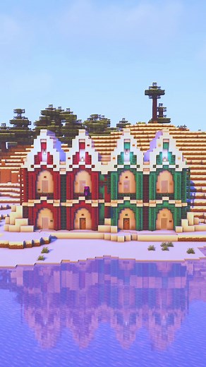 Christmas Minecraft House Build Tutorial for You and Your Duo