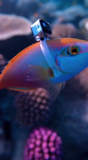 POV: A Fish Exploring the Hidden Coral Reef World 🐟 | Cinematic Ocean Adventure #pov #shorts