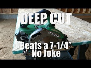 Hitachi C18DBALP4 18-Volt Brushless 6-1/2" Deep Cut Circular Saw Review