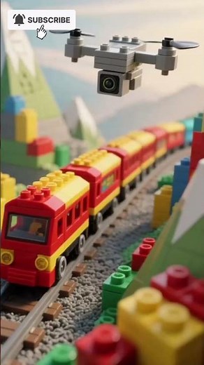 LEGO Train Stop-Motion Animation | Railway Life & Family Travel