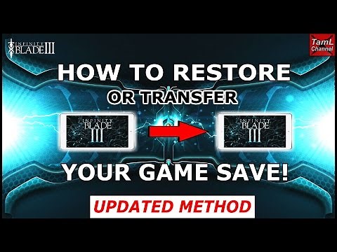 Infinity Blade 3: How to Restore or Transfer Your Game Save - Updated Method!