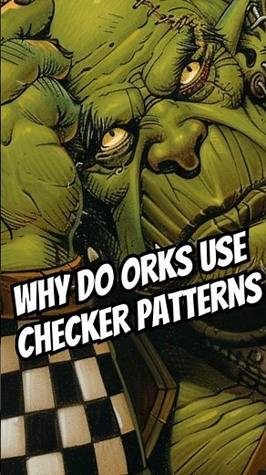 Why Do Orks Use Checker Patterns | Warhammer 40k #warhammer40k #warhammer40000 #shorts #orks40k