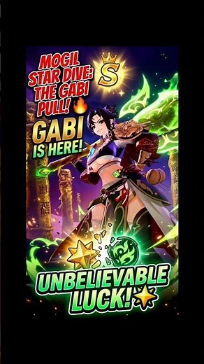 I Pull Gabi! The Most Underrated 5-Star in Mongil: Star Dive#game #gamercommunity #gsming #pull#game